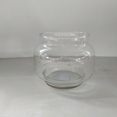 glass home decor of transparent glass vase